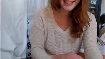 Sexy blonde teen shows off on webcam