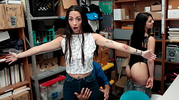 Office interrogation turns x rated with hot twin suspects