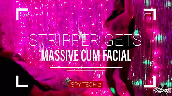 Stunt cock fucks asian maxine's stripper pussy facial & more