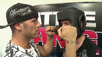 Upon achieving victory in the ring justin may choose to engage in sexual intercourse with the brunette charlie as a kind of recompense Upon achieving victory in the ring justin may choose to engage in sexual intercourse with the brunette charlie as a kind of recompense