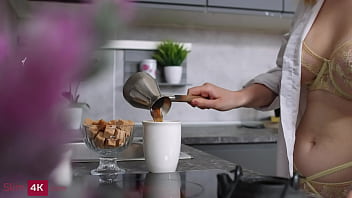 The sexy hottie is distracted from reading by her boyfriend