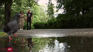 The sexy hottie is distracted from reading by her boyfriend