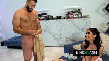 Hot cosplay stepdaughter rides on her stepfather's hard cock