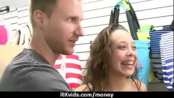 Amateur girl likes to suck cock for cash 19