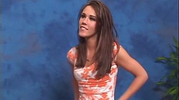 Frisky angel acquires facial cum load