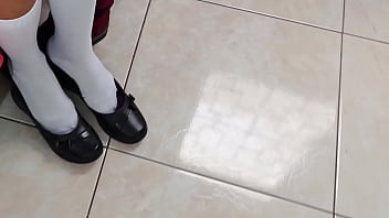 Recording homemade student porn unexpected actor throws his phone at me