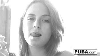 Busty milf fucks herself