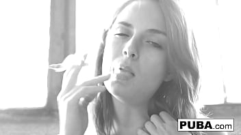 Busty milf fucks herself