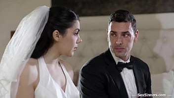 Busty Bride Valentina Nappi Thought Wearing A Butt Plug During The Wedding Would Make Her Husband Happy But Her Acts Anal Abouthis Friend Does Not thumbnail