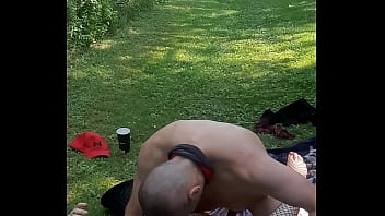 Off road and into the bush for this wildfuck session