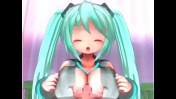 Pov fuck this big boobed miku