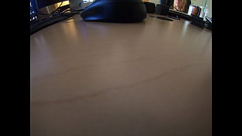 Blonde teen fucks during break at work