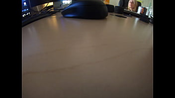 Blonde teen fucks during break at work