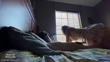 Real step mom and stepson fuck at her house