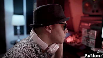 Hot babe sucks big hard penis