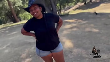 Lonely thick neighbor take a massive penis