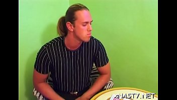 Lewd redhead barely legal zhenya craves for pecker and gets it