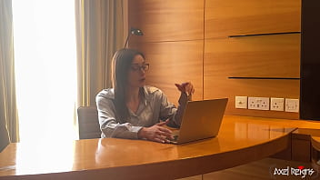 Petite office milf assfucked by bbc