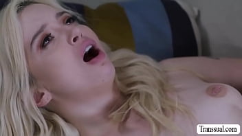 Lexi Lore Gets Her Pussy Fucked By Tgirl For The First Time thumbnail
