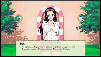 Lusty buccaneers parody hentai game ep 1 nami is exposing her naked body at night