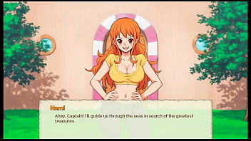 Lusty buccaneers parody hentai game ep 1 nami is exposing her naked body at night