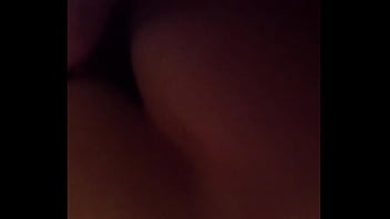 Horny young girlfriend sucking while i finger her asshole