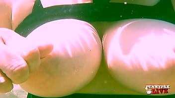 Underwater pussy masturbation scenes penny pax gets horny af