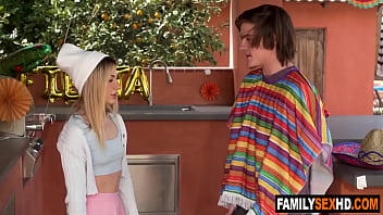 Step sister sucks step brother behind step dad's back Step sister sucks step brother behind step dad's back