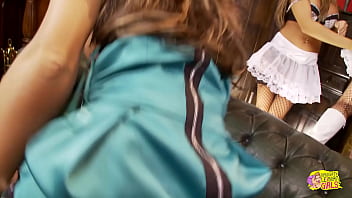 Hot lesbians play with each other and reach a climax