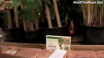 Michelle flashing her tits in public