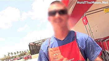 Michelle flashing her tits in public