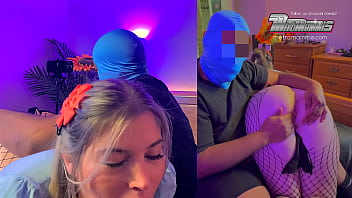 Elsa gets a hard spanking and dominated by big black bull