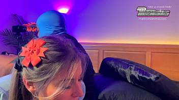 Elsa gets a hard spanking and dominated by big black bull