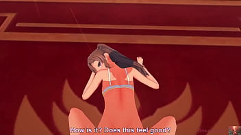 Girl sneaks into the office boss thinks it is a dream