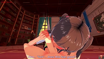 Girl sneaks into the office boss thinks it is a dream