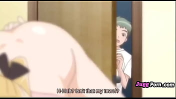 Busty orange haired girl enjoys secret sex with the housewife's stepson