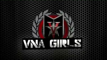 Sara drenches her tits in baby oil for slippery countertop solo