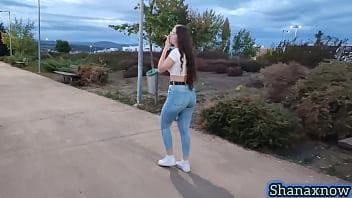 Shanaxnow smoking fetish big ass walking in tight jeans