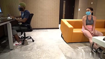 Sucking dick thorugh the mask blowdemic