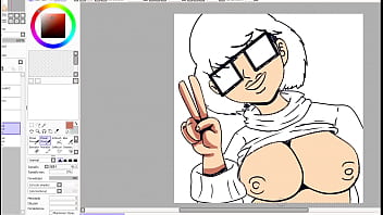 Pedd velma shows his boobs