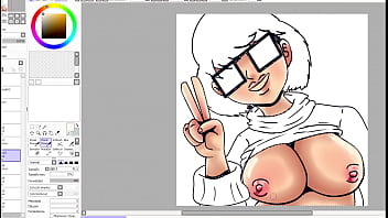 Pedd velma shows his boobs
