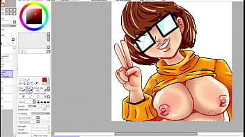 Pedd velma shows his boobs