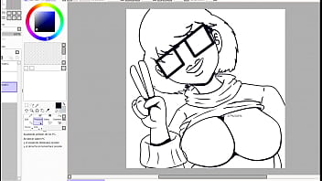 Pedd velma shows his boobs