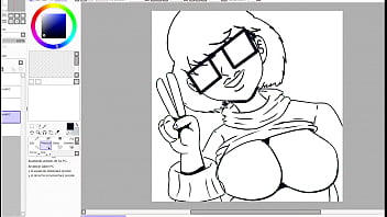 Pedd velma shows his boobs