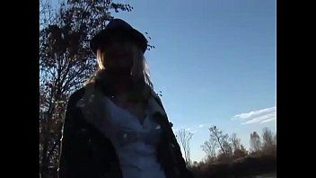 Exhibitionist blonde is looking for cock #1