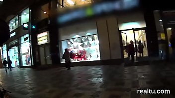 Exquisite czech chick gets tempted in the mall and penetrated in pov
