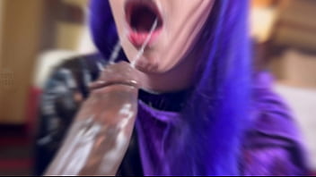 Raven teen titans pussy gets destroyed by 11in bbc