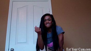 Eat your cum until you love the taste cei