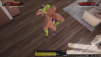 Mo vs francine nf3d femdom combat sexfight
