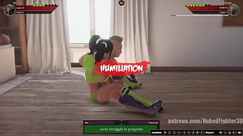 Mo vs francine nf3d femdom combat sexfight